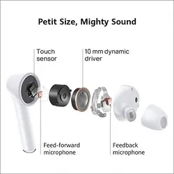 Écouteurs Bluetooth Huawei Freebuds 3i Carbone Noir et Blanc
