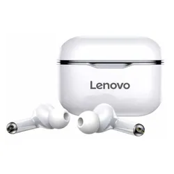 Ecouteurs Bluetooth Lenovo LP1 TWS Blanc & Noir