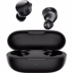 Écouteurs Bluetooth Sans Fil QCY T17 - Technologie de connectivité: Bluetooth 5.1 - Autonomie : 26 heures - Autonomie de la b ...
