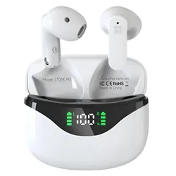 Écouteurs Bluetooth Xinji Stone M2 TWS Blanc