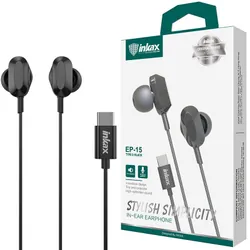 Écouteurs Filaire Inkax EP-15 Type C Noir