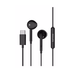 Écouteurs filaire intra-auriculaires avec micro Philips TAE1018BK/00 - Léger, ajustement intra-auriculaire - Télécommande en  ...