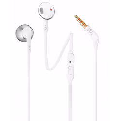 Écouteurs Filaire JBL T205 - Connectivité: Filaire - Réponse en fréquence: 20Hz – 20kHz - Type de casque: Binaural - Couplage ...