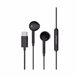 Ecouteurs avec Micro Type C AE1018BK/93, Philips - Connectivité Type C - Microphone intégré - Réponse en fréquence 20~20kHz - ...
