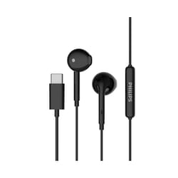 ECOUTEURS Philips  AVEC MICRO TYPE C   - COULEUR NOIR