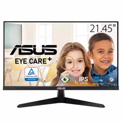 Ecran Asus VY229HE - Taille de l'écran : 21.45" IPS - Résolution : 1920x1080P - Luminosité : 250 cd/m² - Format : 16:9 - Rap ...