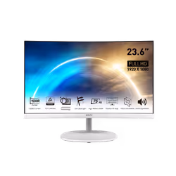 Ecran MSI Pro 23.6" Full HD MP241 - Résolution 1920 x 1080p - Dalle IPS - Fréquence verticale maxi 75 Hz - Luminosité 220 cd/ ...