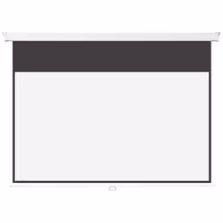 Ecran de Projection Manuel avec Cadrage ORAY - Dimensions 180 x 240 cm - Cadrage noir sur les formats 4:3 - Fixations mixtes  ...