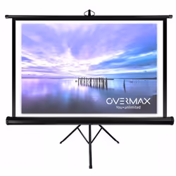 Écran de Projection OVERMAX Réglable  - Taille de l'écran : 116 × 87 cm - Format de l'écran: 16:9 - Full HD - Réglage de la h ...