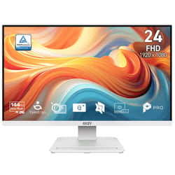 Ecran Gamer MSI Pro MP241W E14V 24" FHD 144Hz VA Blanc