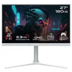 Ecran Gaming Gameon Arctic Pro Series GOA27QHD180IPS 27" QHD 180Hz Fast IPS Blanc