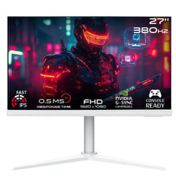 Ecran Gaming Gameon Artic Pro Series 27" FHD 380Hz Fast IPS Blanc