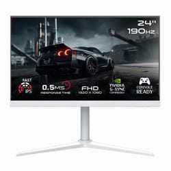 Ecran Gaming Gameon Artic Pro X Series 24.5" FHD 190Hz Fast IPS Blanc
