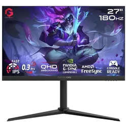 Ecran Gaming Gameon Midnight Pro Series GOM27QHD180IPS 27" QHD 180Hz IPS Noir