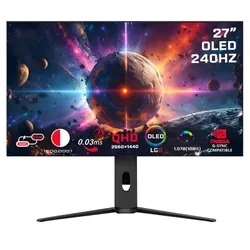 Ecran Gaming Gameon Signature X Series GO27OLED2K 27" QHD OLED 240Hz Fast IPS Noir
