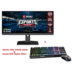 Ecran Gaming Incurvé MSI Optix 29.5" MAG301RF WFHD / RGB / 200Hz