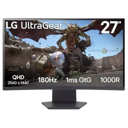 Ecran Gaming LG 27GS60QC 27" QHD Incurvé 180Hz