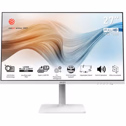 Ecran Gaming MSI MD272PW - Taille de l'écran: 27" 75Hz - Résolution: 1920 x 1080 (FHD) - Rapport de contraste: 1000 : 1 - Tem ...