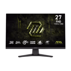 Écran Gaming MSI MAG 272F X24 27" Full HD IPS / 240 Hz / Noir