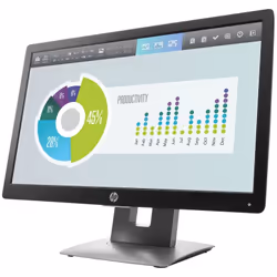 Ecran HP Elite Display E202 - Taille de l'ecran: 20 LED IPS - Résoltion: 1600 x 900 - Format de l'image: 16:9 - Luminosité: 2 ...