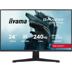 Écran IIYAMA GAMING G-MASTER 23.8" FHD 2400Hz IPS / 0,3ms 2HDMI/DP / 2x HAUT PARLEUR
