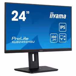 ‎Écran 24" dalle IPS - Technologie LED - Résolution Full HD (1920 x 1080 px) - Taux de Rafraîchissement 100 Hz - Design 3 côt ...