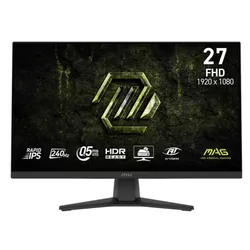 Ecran MSI MAG 275CF X24 27" FHD 240Hz VA Noir