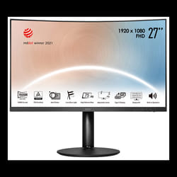 Ecran MSI Modern 27" Full HD 75 Hz Noir (MD271CP)