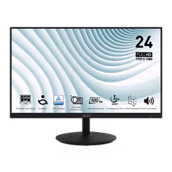 Écran MSI PRO MP242A 24" Full HD IPS / 100 Hz / Noir