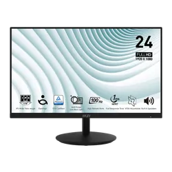 Écran MSI PRO MP242A 24" Full HD IPS / 100 Hz / Noir