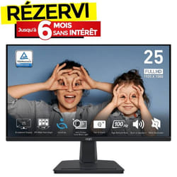 Ecran MSI PRO MP251 24,5" Full HD IPS 100 Hz