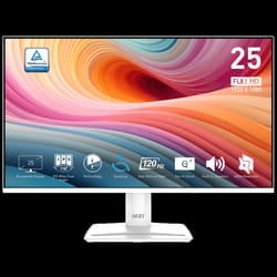 Écran MSI PRO MP251WE E2 24.5" Full HD IPS / 120 Hz / Avec Haut-parleurs / Blanc