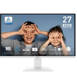 MSI Pro MP273QW E2 écran plat de PC 68,6 cm (27") 2560 x 1440 pixels Wide Quad HD Blanc