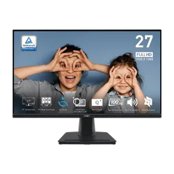 Écran MSI PRO MP275 27" Full HD IPS / 100 Hz / Avec haut-parleurs / Noir