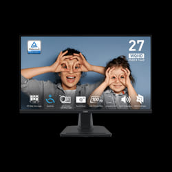Écran MSI PRO MP275Q 27" WQHD IPS / 100 Hz / Avec haut-parleurs / Noir