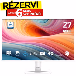 Ecran MSI PRO MP275W E2 27'' Full HD IPS 120 Hz