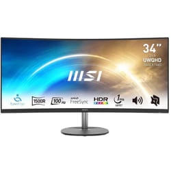 Ecran MSI Pro MP341CQ 34" UWQHD VA 100 Hz Noir