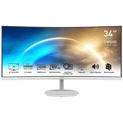 Ecran MSI Pro MP341CQW 34" UWQHD VA 100 Hz Blanc