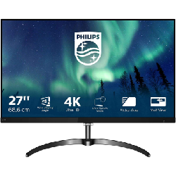 Écran PC Philips 27" 4K UHD LED 60Hz - 276E8VJSB