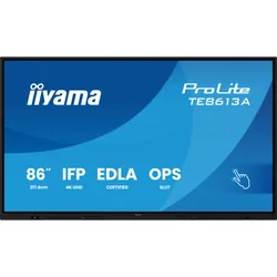 Écran Tactile Interactif Iiyama 86"4K 60Hz 8G/128G HDMI/RJ45/DP HAUT PARLEUR + SUPPORT