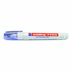 Edding 7700, Rouge, Blanc, Métal