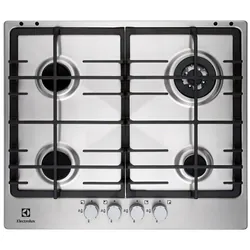 Electrolux EGG 6343 NOX plaque Acier inoxydable Intégré Gaz 4 zones