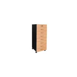 ÉLÉMENT DE RANGEMENT BUREAU BLOC A 8 TIROIRS SOTUFAB (EB0180)