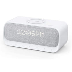 Enceinte et Radio-réveil Anker Soundcore Wakey Bluetooth avec Chargeur Qi sans Fil 10W Blanc