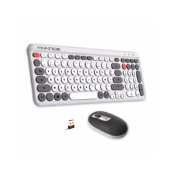 Ensemble Clavier et Souris Sans Fil Advance ERGOSTYLE / Blanc
