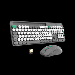 Ensemble Clavier et Souris Sans Fil Advance Pep's / Gris