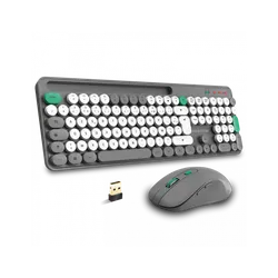 ADVANCE CLS-SMT-GR clavier Souris incluse maison/bureau USB AZERTY Français Gris