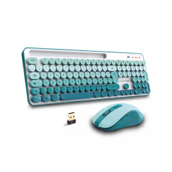 Ensemble Clavier et Souris Sans Fil Advance Pep's - Clavier: 5 touches spéciales mumltimédia - 12 raccourcis multimédia - Dis ...