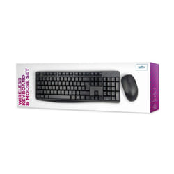 Ensemble Clavier Et Souris SETTY Sans Fil - Noir