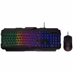 Ensemble Clavier & Souris Gamer Filaire MSI GK100 + GM100 - Noir